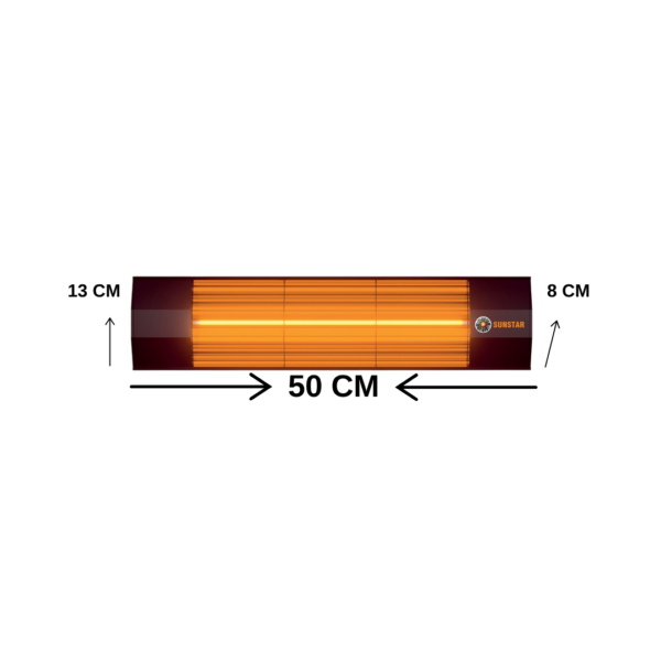 Sunstar 1800 Watt İç Mekan Elektrikli Halogen Isıtıcı Soba