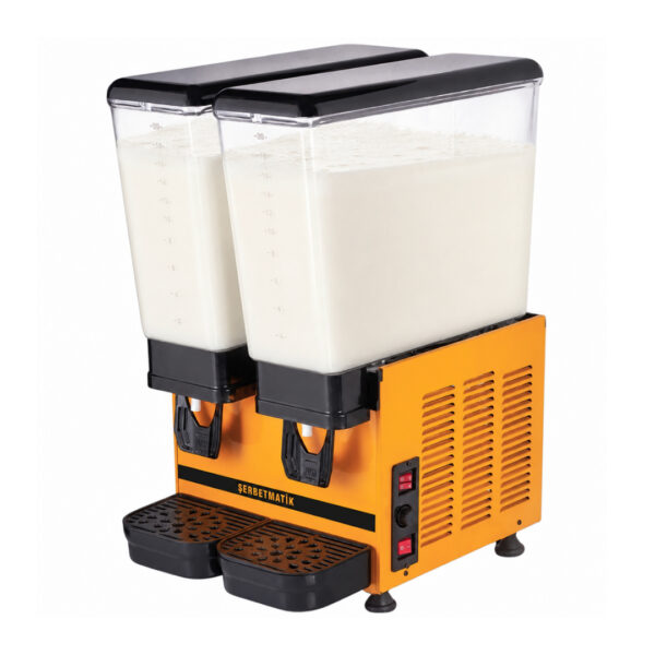 Şerbetmatik 2x20 Litre Karıştırıcılı İkili Ayran Makinesi
